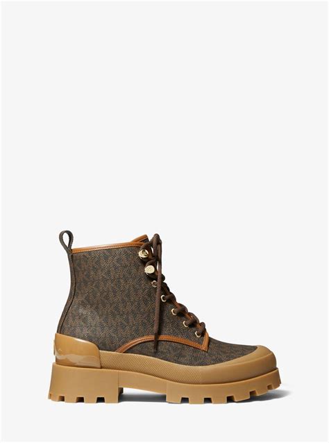 payton michael kors|Payton Logo Combat Boot .